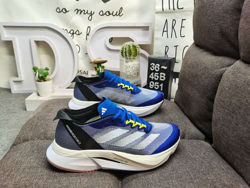 951D Adidas ADIZERO BOSTON 12 Comode e alla moda antiscivolo resistenti all'usura leggere basse con 