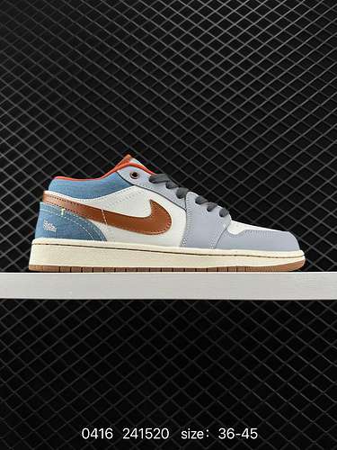 Traendo ispirazione per il design dal modello originale Nike Air Jordan Low SE quotPhantom Denim Swo