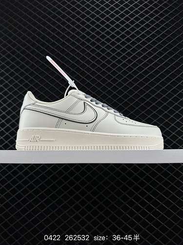 6 Nike Air Force 7 Low Air Force 1 sneakers sportive casual versatili con suola spessa e fondo basso