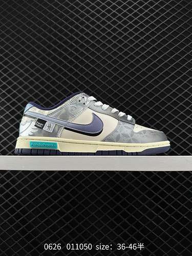 2 ️Dunk Low Youlong Zeling Water Transport Blu Bianco Grigio Questo modello è stato progettato attor