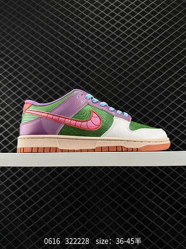 4 Le scarpe da skateboard sportive casual Nike SB Dunk Low serie lowtop sono realizzate in morbida p