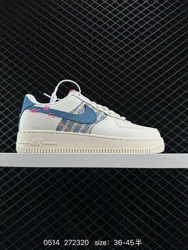 Nike Air Force Low Air Force 1 scarpe da ginnastica sportive casual versatili basse. La combinazione