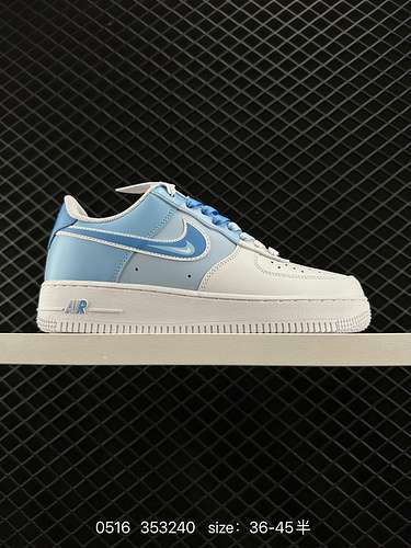 2 Nike Air Force Low Air Force 1 scarpe da ginnastica sportive casual versatili basse La combinazion