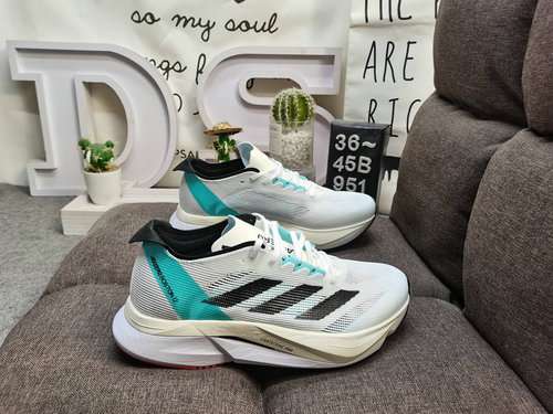 951D Adidas ADIZERO BOSTON 12 Comode e alla moda antiscivolo resistenti all'usura leggere basse con 