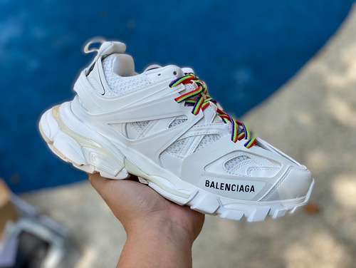 Balenciaga 30 nastro bianco Balenciaga Triple S scarpe da papà Balenciaga