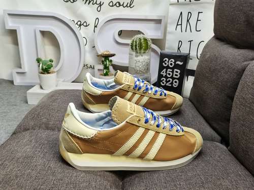 329D companylevel Adidas WB Country suola in gomma grezza forma di scarpa elegante ed elegante tempe