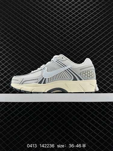 8 Companylevel NK Zoom Vomero scarpe da corsa casual leggere retrò grigio deserto sono realizzate co