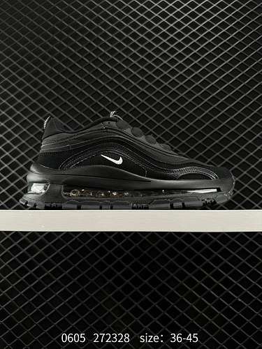 4 Nike Air Max 97 piccolo gancio proiettile retro scarpe sportive casual a tutta lunghezza con cusci