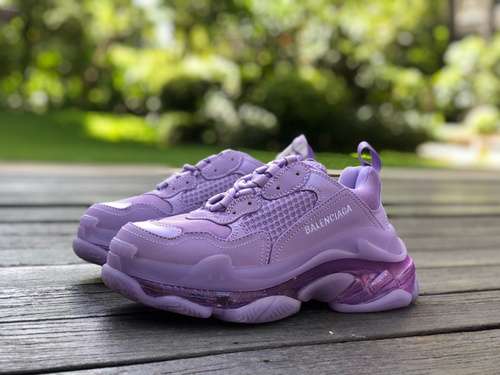 Balenciaga cuscino d'aria viola Balenciaga Balenciaga Triple S Clear Sole scarpe da papà basse alla 