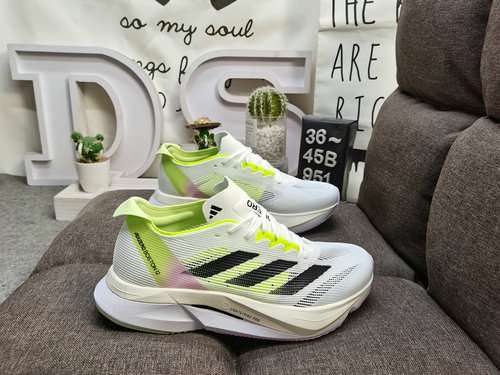 951D Adidas ADIZERO BOSTON 12 Comode e alla moda antiscivolo resistenti all'usura leggere basse con 