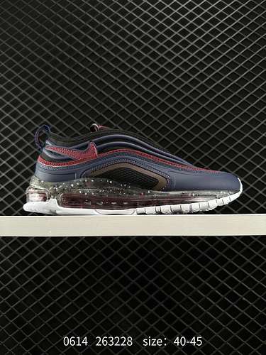 4 Nike Air Max 97 piccolo gancio proiettile retrò cuscino d'aria a tutta lunghezza scarpe sportive c