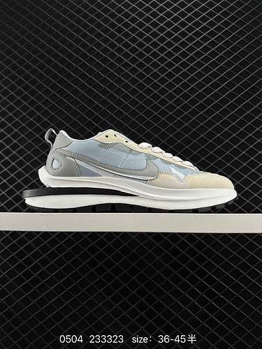 Nike Waffle doppio gancio Tessuto Oxford tessuto scamosciato Suola spessa Nike Ldwaffle Sacai scatol