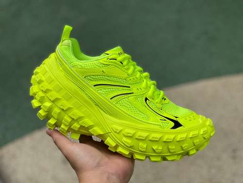 Scarpe per pneumatici Parigi versione verde fluorescente m Scarpe per pneumatici Balenciaga Defender