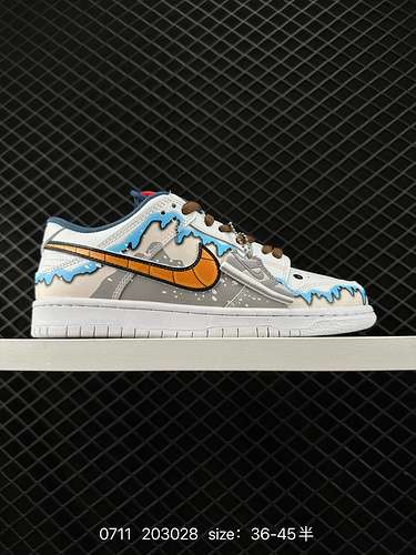 4 Nike SB Dunk Low dunk serie lowtop scarpe da skateboard sportive casual sono realizzate in morbida