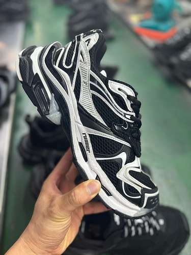 Balenciaga 7.0 blanco y negro M puro original⚡️ Balenciaga Runner Grafhti malla con cordones escotad