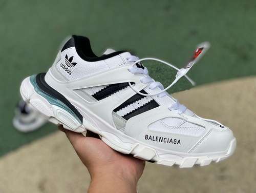 Balenciaga zapatos para caminar de marca compartida adidas x Balenciaga blanco 741107W3CZ19010