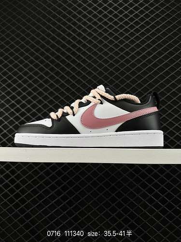 2 Nike Court Borough Low Recraft 2 quotBlackRosePinkquot College Series Lowtop Scarpe da ginnastica 