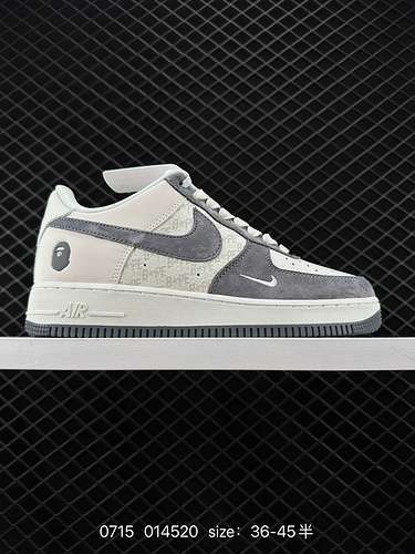 Nike Air Force Low Air Force 1 scarpa da ginnastica sportiva casual versatile e bassa. La combinazio