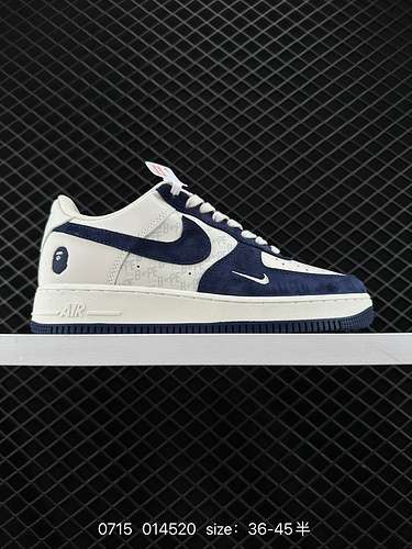 Nike Air Force Low Air Force 1 scarpa da ginnastica sportiva casual versatile e bassa. La combinazio