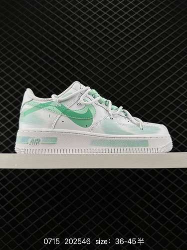 23 Personalizzazione popolare ufficiale Tema 2D Nike Air Force Low7 gancio rotto stampa a getto d'in