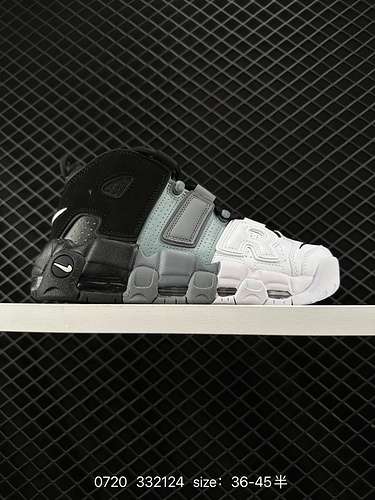 2 Nike NikeWMNS Air More Uptempo GS quotBarely Greenquot Pippen serie di prima generazione classiche