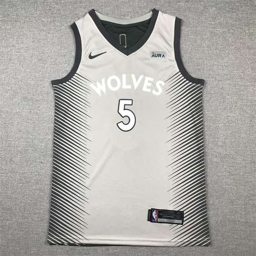 Lupi Timberwolves n. 5 Anthony Edwards Gray