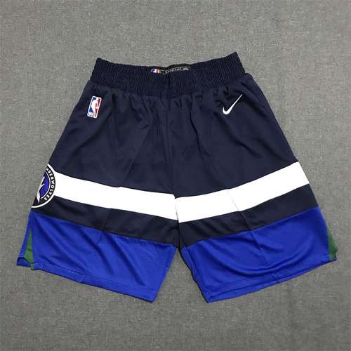 Pantaloncini blu navy dei Timberwolves