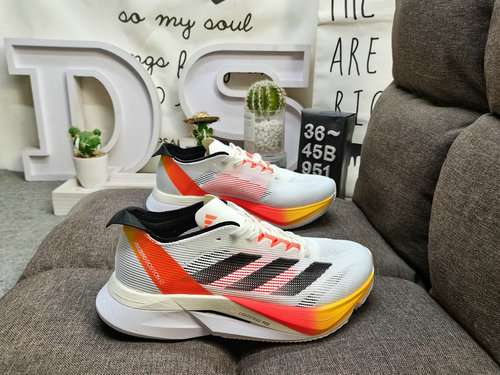 951D Adidas ADIZERO BOSTON 12 Comode e alla moda antiscivolo resistenti all'usura leggere basse con 