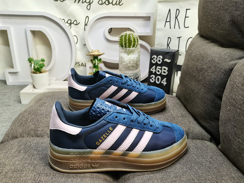 304DAdidas Originals Gazelle Bold W trifoglio tre strati suola spessa lowtop retrò versatile sneaker