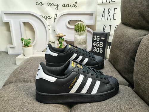 305DAdidas trifoglio Originals Superstar punta a conchiglia classico allmatch scarpe da ginnastica s