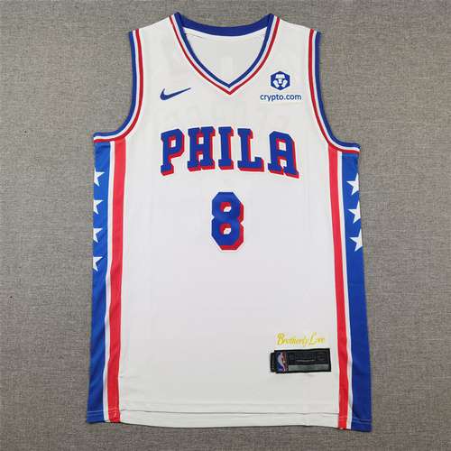 76ers n. 8 Melton bianco