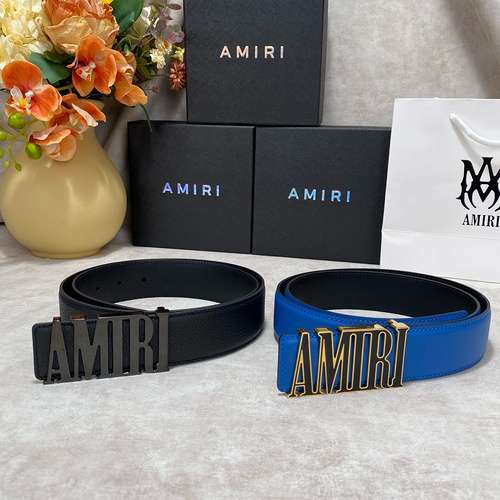 Cintura AMIRI all'ingrosso Cintura per ragazzi AMIRI all'ingrosso materiale originale in vera pelle 