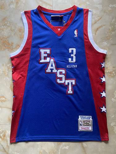 Allen Iverson n. 3 AllStar Blu