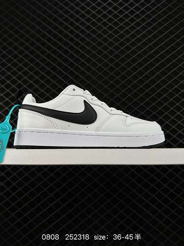 9 NIKE COURT BOROUGH scarpe sportive casual traspiranti dal taglio basso design classico e resistent