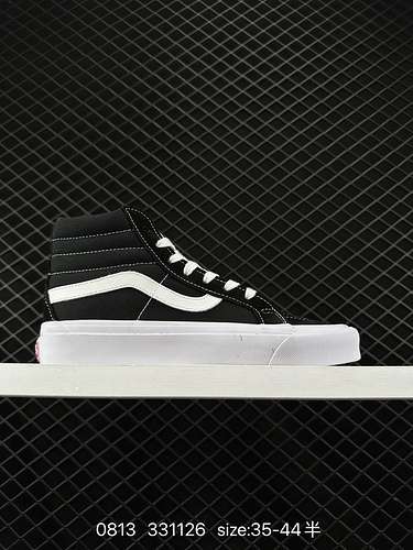 3 Vans Vault OG Sk8Mid alte in bianco e nero Vans ufficiali di fascia alta ramo semplici scarpe di t