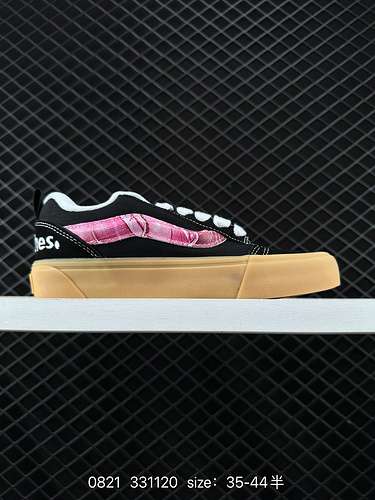 PeachesxVans KnuSkoo Scarpe da pane Nero Polvere Antiscivolo Leggere Scarpe da tavola basse da uomo 