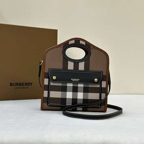 Borsa Burberry Borsa da donna Burberry Borsa a tracolla Burberry importata toplevel originale in pel