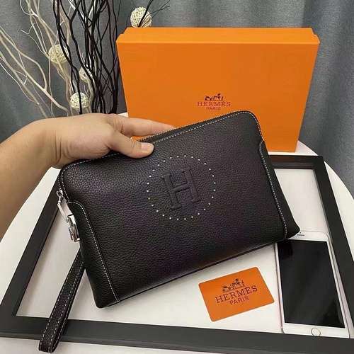 Borsa HERMES Borsa da uomo Hermes Borsa Hermes Borsa regalo in pelle originale importata Consegna di