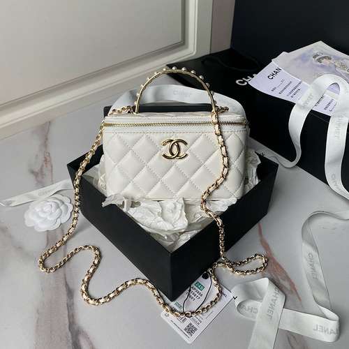 Borsa Chanel Borsa da donna Chanel Borsa a tracolla Chanel Borsa in pelle originale importata di alt