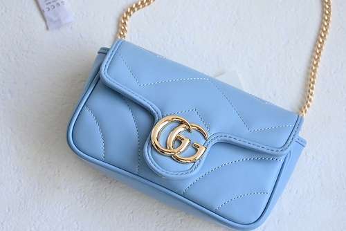 Borsa a catena GUCCI Borsa da donna Gucci Borsa a tracolla Gucci importata top di gamma pelle origin