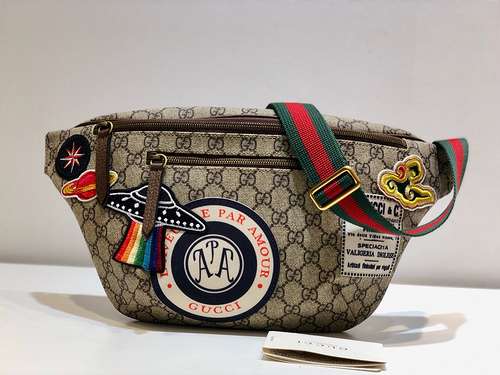 Marsupio GUCCI Borsa da uomo Gucci Borsa a tracolla Gucci importata materiale di tela originale di a