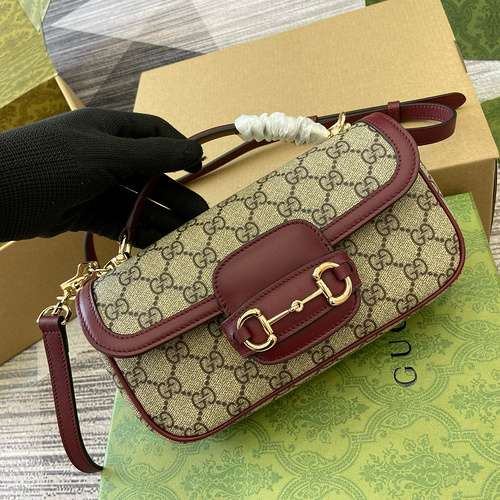 Borsa GUCCI Borsa da donna Gucci Borsa a tracolla Gucci importata pelle originale di alta qualità ve