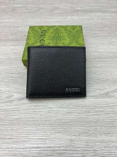 GUCCI portafoglio con clip corta Borsa da uomo Gucci Gucci pochette importata pelle bovina originale