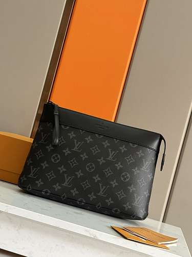 Borsa LOUIS VUITTON Borsa da uomo LV Borsa a tracolla LV Louis Vuitton adotta pelle originale di alt