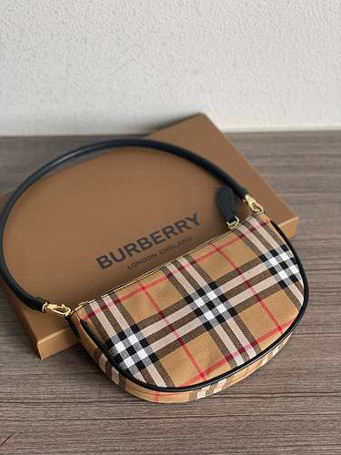 BURBERRY Borsa sottobraccio Borsa da donna Burberry Borsa a tracolla Burberry Borsa originale in pel