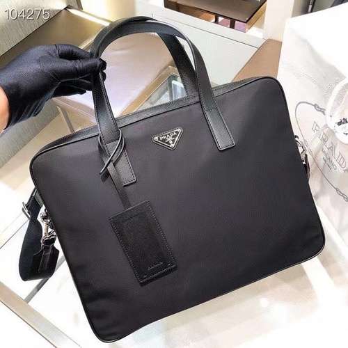 Valigetta PRADA Borsa da uomo Prada Borsa a tracolla Prada importata pelle originale di alta qualità