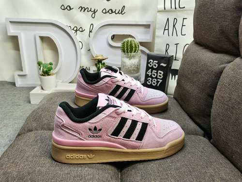 387Adidas Forum 84 Scarpe da ginnastica casual alla moda versatili dal taglio basso e basso Basate s