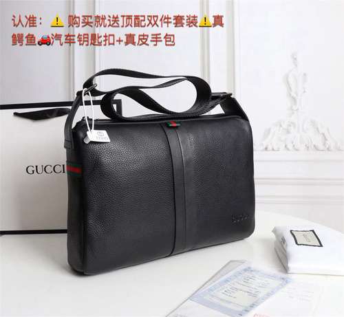 Borsa a tracolla GUCCI Borsa da uomo Gucci Borsa a tracolla Gucci importata pelle bovina originale d