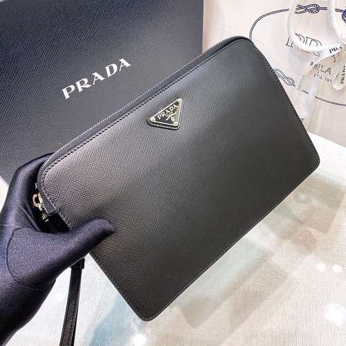 Borsa PRADA Borsa da uomo Prada Borsa Prada Importata pelle originale Consegna di alta qualità Borsa