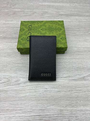 GUCCI portafoglio con clip corta Borsa da uomo Gucci Gucci pochette importata pelle bovina originale